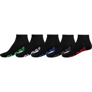 Boys Stealth Ankle Sock - Black