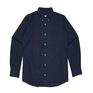 Mens Shirts: Oxford  LS Shirt - Navy