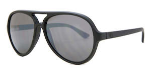 Sunglasses: Elsinore-Matte Black/Silver Polar