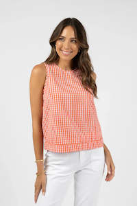 Tops: Ana Top Pink/Red