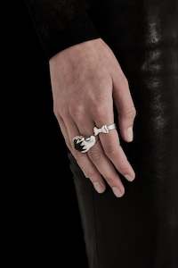 Twin Bow Ring