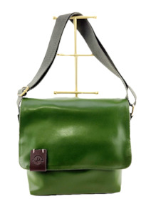 Cactus Leather Messenger Bag