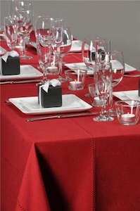 Tablecloth: Red Tablecloth - Large