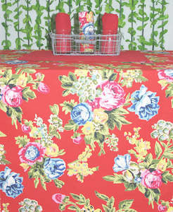 Rose Red Tablecloth - Medium