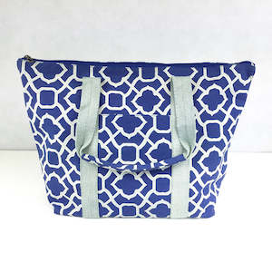 Trellis Beach Bag - Navy