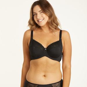 Willow Lace Full Cup Bra - Black