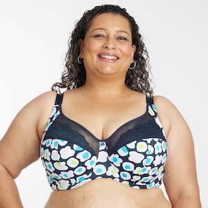 Print Premium Support Bra - Flora