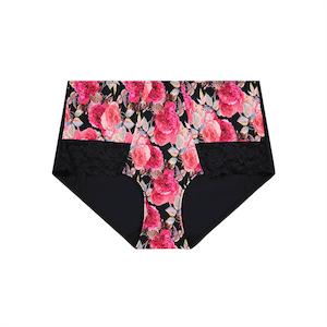 Lingerie: Print Full Brief- Cottage Garden