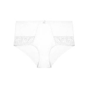 Lingerie: Dahlia Lace Full Brief - Snow White