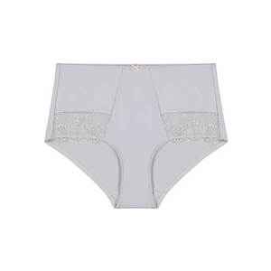 Lingerie: Peony Lace Full Brief - Storm Cloud