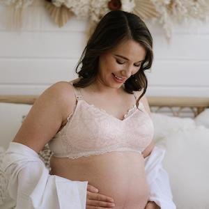 Lingerie: Maternity Bra - Almond Rose