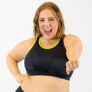 Lingerie: Sports Bra - Premium Support - Raven