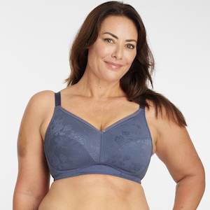 Lingerie: Wirefree Bra - Denim