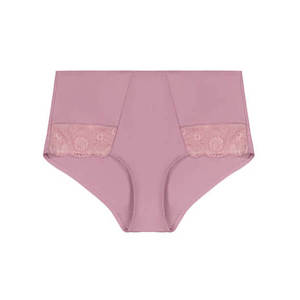 Lingerie: Ribbons Full Brief - Foxglove Pink