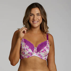 Clothing wholesaling: Print Full Cup Bra - Aster