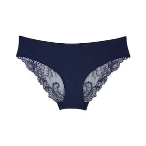 Clothing wholesaling: Nightingale Lace Bum Bikini Brief - Navy