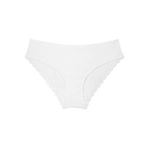 Clothing wholesaling: Lily Lace Bum Bikini Brief - White