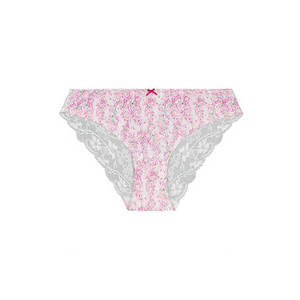 Lace Bum Bikini Brief - Wisteria