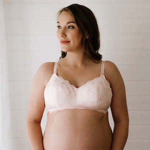 Clothing wholesaling: Maternity Premium Support Bra (Leakproof) - Rose Pink