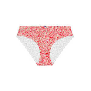 Clothing wholesaling: Queen of the Nile Lace Bum Bikini Brief - Lipstick