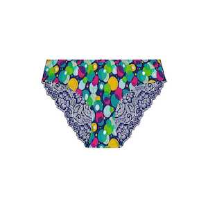 Clothing wholesaling: Lace Bum Bikini Brief - Bubbles