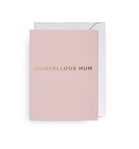 Marvellous Mum card - mini