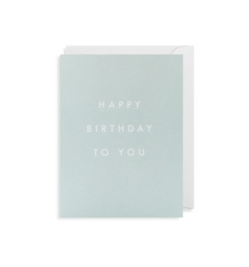 Happy birthday to you card - mini