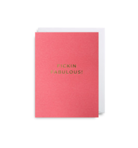 Fabulous card - mini