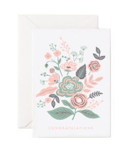 Florist: Pastel Congratulations Card