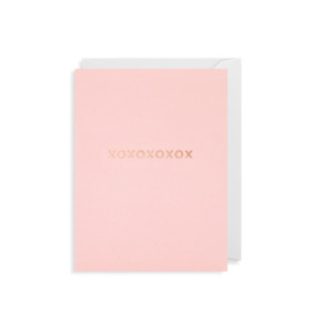 xoxoxoxoxo card - mini