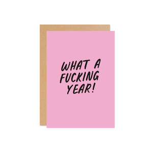 Florist: What A Year Card