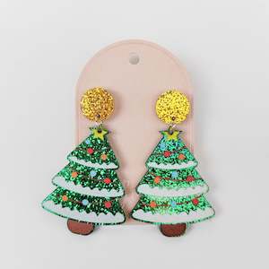 Festive Tree Earrings