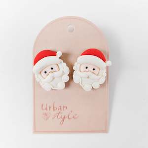 Santa Head Earrings