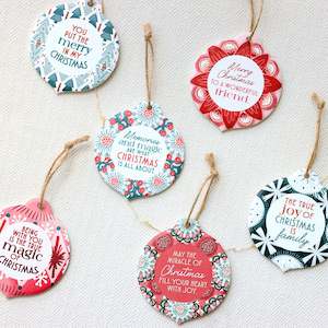 Gift: Christmas Ceramic Decorations