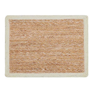 Gift: Jute Rectangle Placemat With White Border