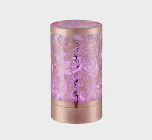 LED Warmer Rose Gold Butterflies