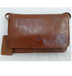 Gift: Compact Travel Cross Body Bag - Tan