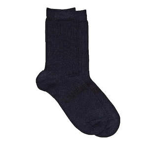 Merino School Socks - Navy