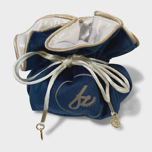 Gift: Satin Jewelry Pouch - Blue Velvet