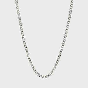 Silver Curb Chain 50cm