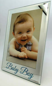 Baby Boy Silver Frame