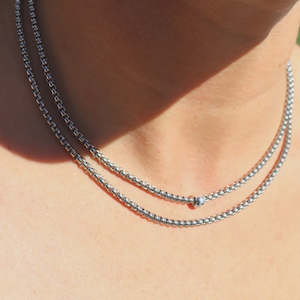 Gift: Silver Box Chain 85cm