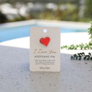 Gift: I Love You Keepsake Pin