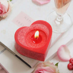 Pohutukawa Heart Candle