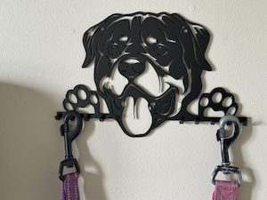 Rottie Key Holder – (metal)