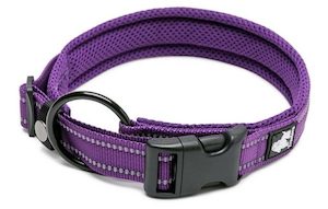 Truelove Adjustable Mesh Padded Dog Collar- Reflective-Heavy Duty