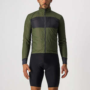 Castelli Unlimited Puffy Men's Jacket - Military Green/Dark Gray