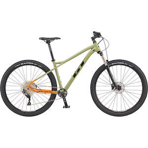 Bicycle and accessory: GT Avalanche Elite Moss Green