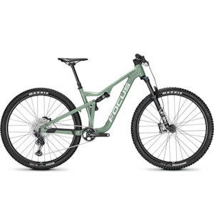 Bicycle and accessory: Focus THRON 6.9 Mineral Green