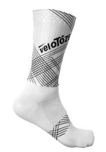 VeloToze Socks Aero Extra Tall - White